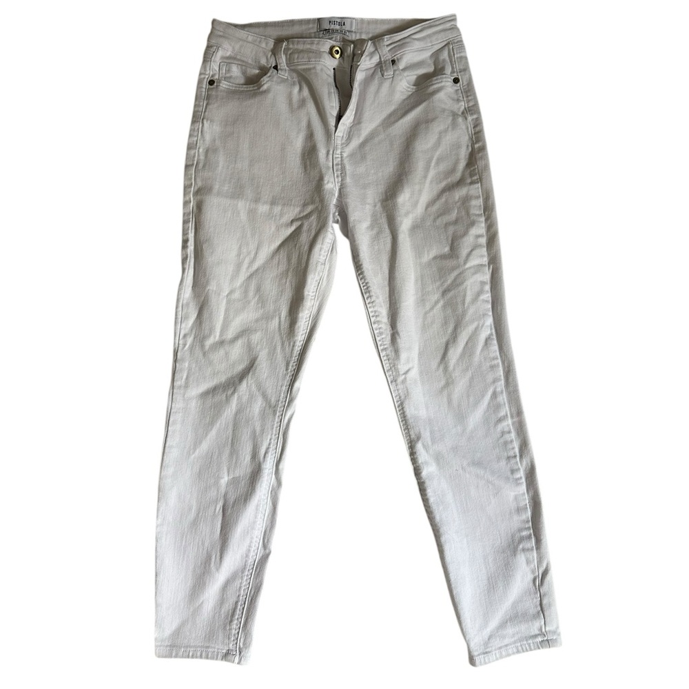 Pistola Ankle White Denim Jeans Size 29